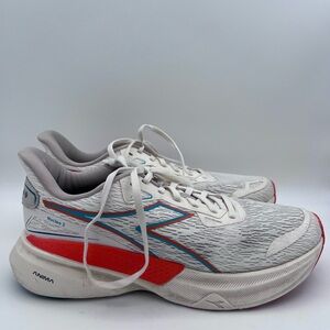Diadora Nucleo 2 Running Shoes White Orange Blue Anima Athletic Sneakers